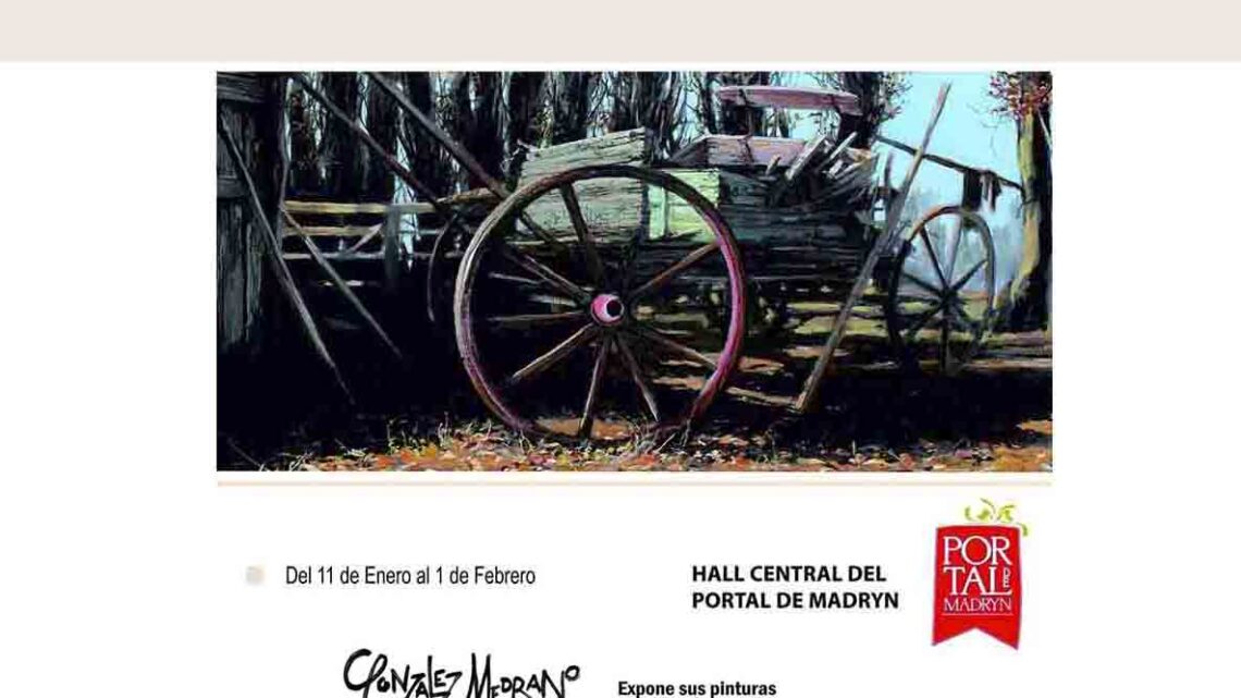 GONZALEZ MEDRANO EN EL PORTAL DE MADRYN