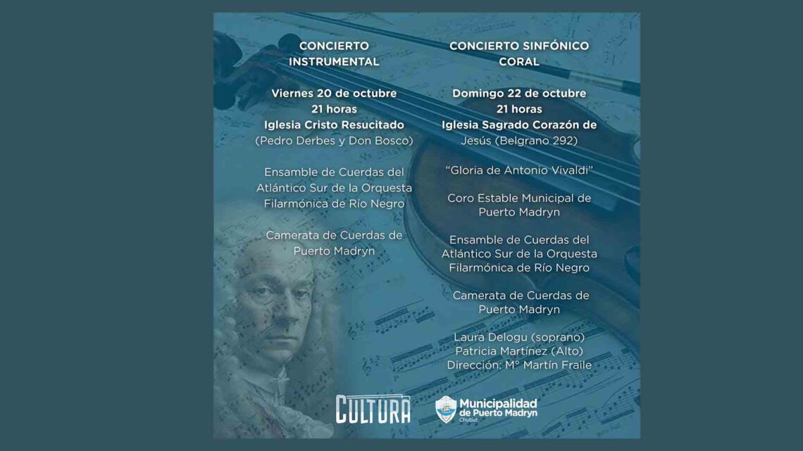 DOS CONCIERTOS DE LUJO ESTE FIN DE SEMANA