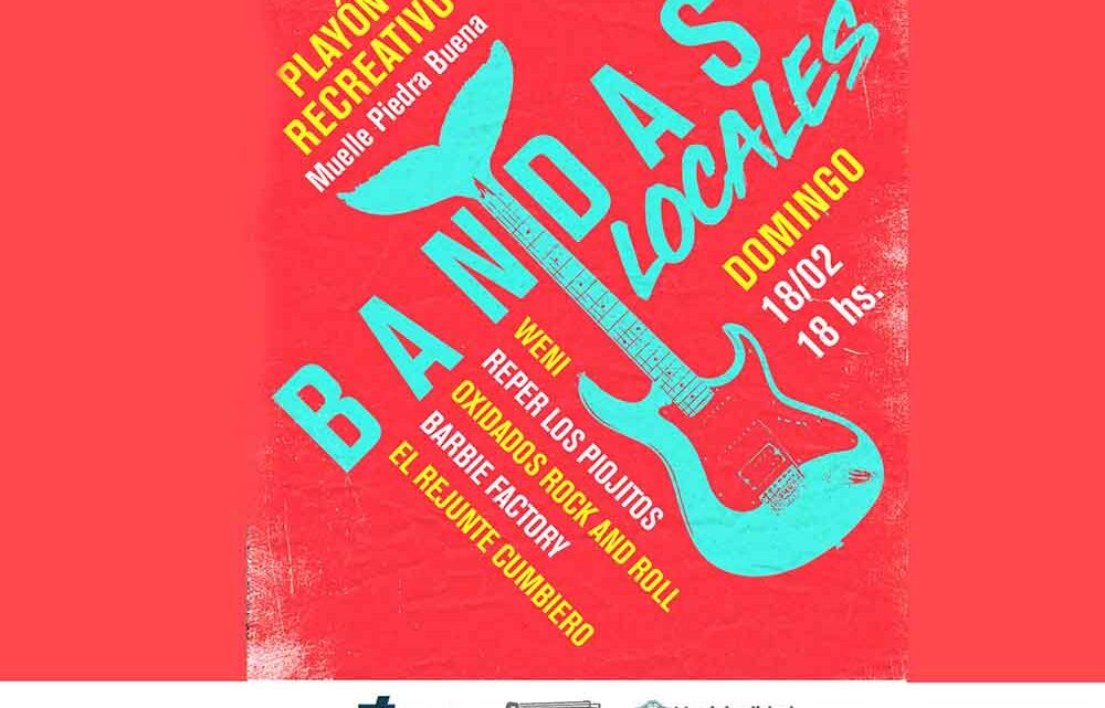 BANDAS LOCALES EN EL ESCENARIO MAYOR DE LA COSTA