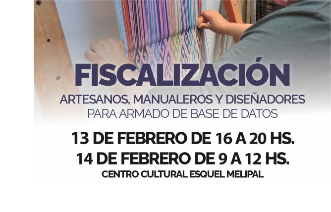 FISCALIZACION DE ARTESANOS, MANUALEROS Y DISEÑADORES
