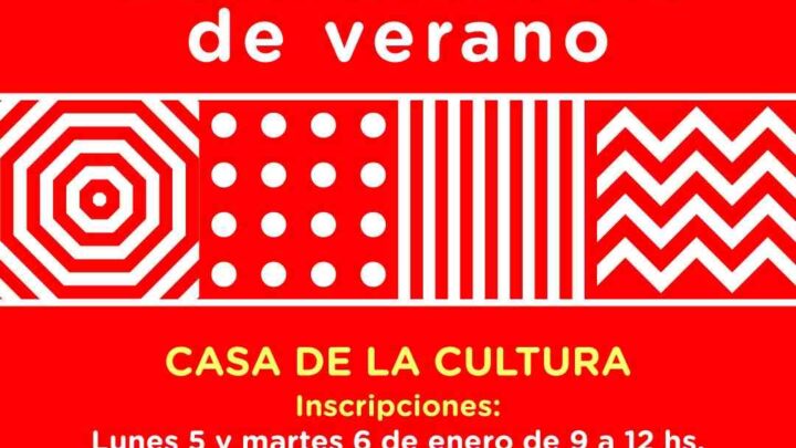 COMIENZAN LAS INSCRIPCIONES PARA LOS TALLERES CULTURALES DE VERANO