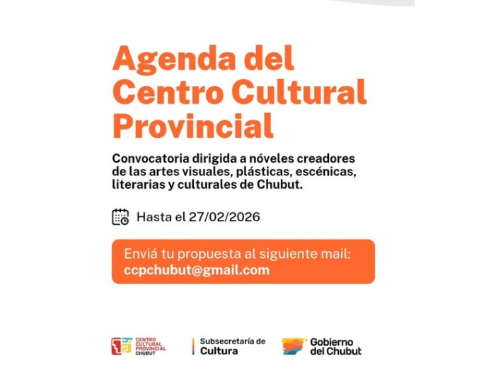 CONVOCATORIA A NOVELES ARTISTAS VISUALES CHUBUTENSES 2026