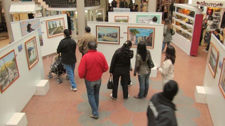 Pinturas de González Medrano en el Portal de Madryn