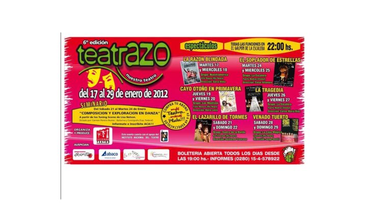 6º Edición del Teatrazo