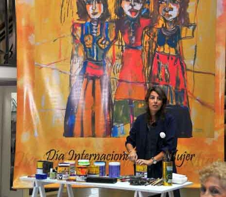 Las mujeres pintan su día