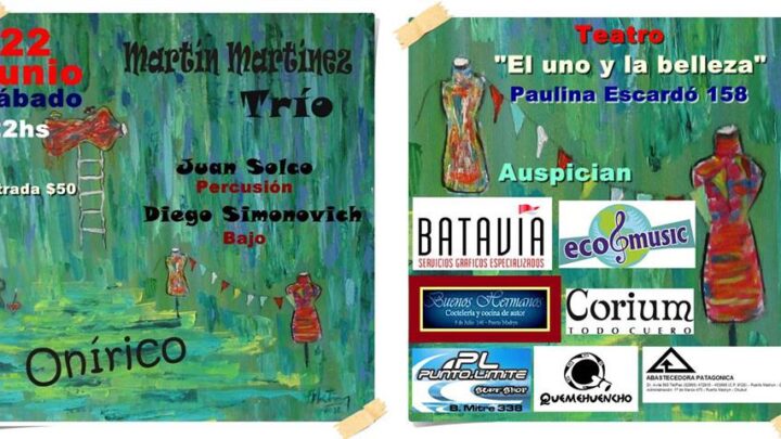 Martín Martinez Trío brindará un concierto