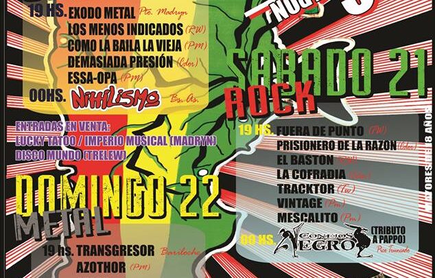 Tres noches de Ska, Punk, Rock y Metal en El Galpón