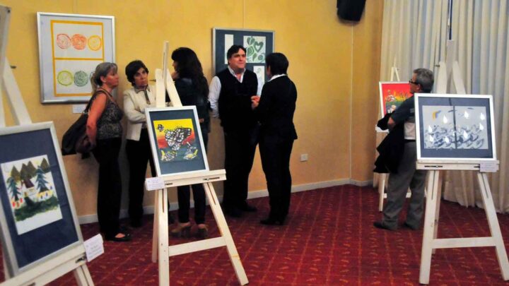 El Taller “Los Colores de mi Alma” realizó una muestra de sus obras