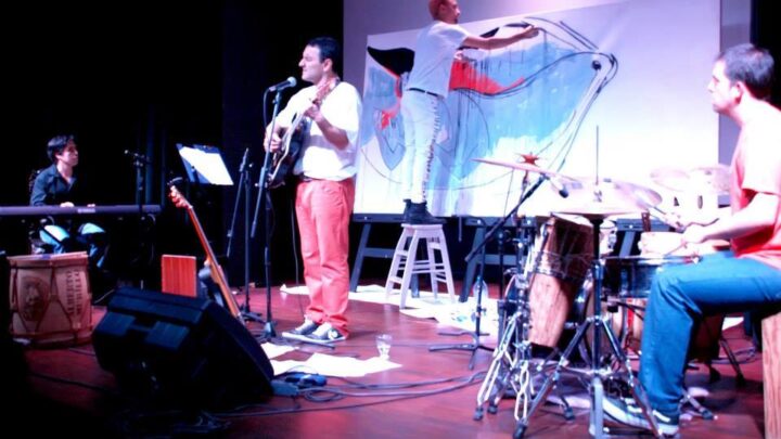 Música y arte en la presentación de Fusión