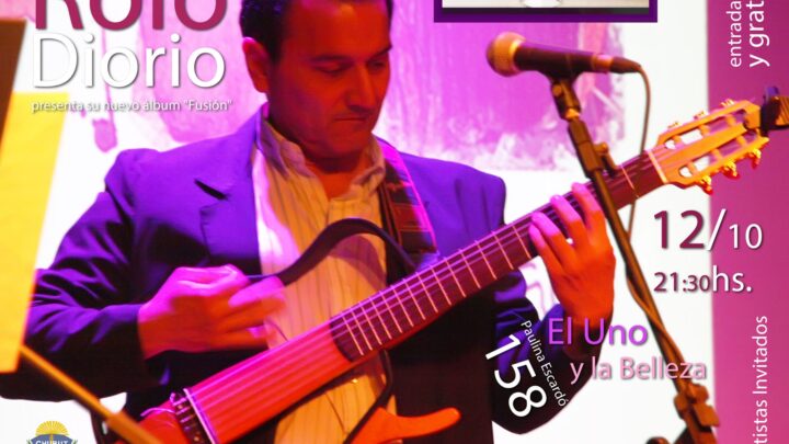 Rolo Diorio presentará su nuevo disco “Fusión”