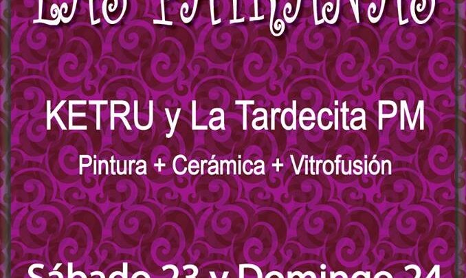 Encuentro de arte, pintura, cerámica y vitrofusión