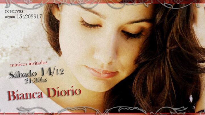 Primer recital de Bianca Diorio