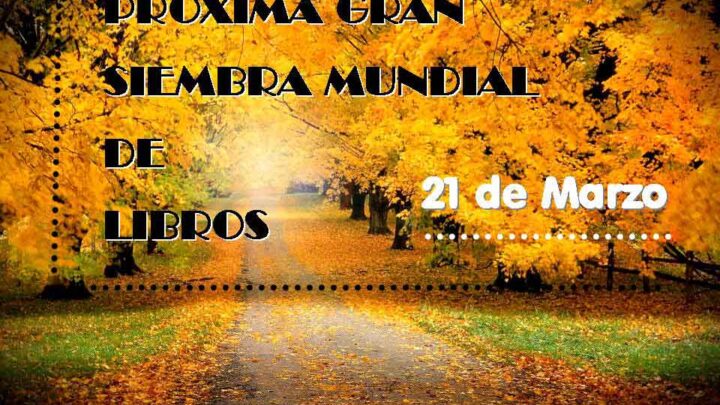 PRÓXIMA CITA PARA SEMBRAR LIBROS