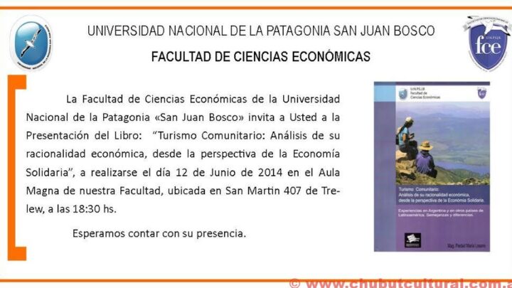 PRESENTAN LIBRO DE TURISMO EN TRELEW