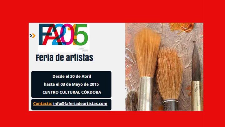 CONVOCATORIA PARA LA SEGUNDA FERIA DE ARTISTAS EN CÓRDOBA