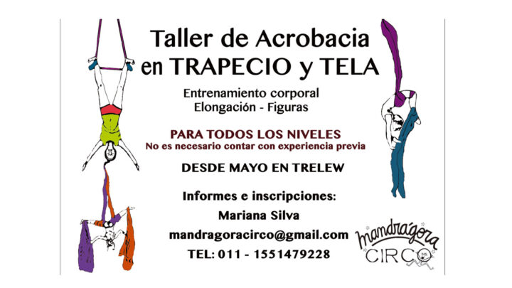 MANDRÁGORA CIRCO DICTARA TALLER DE ACROBACIA EN TRAPECIO Y TELA