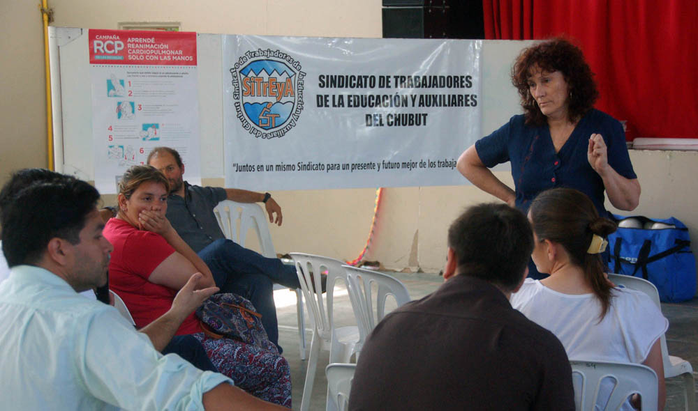 DICTÓ TALLER DE EDU SEXUAL A DOCENTES MIRTA MARINA
