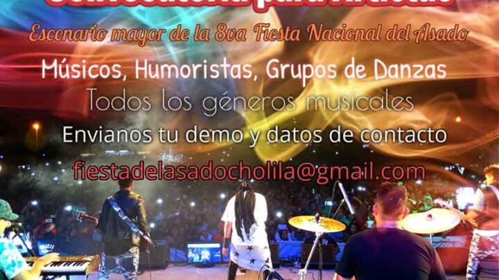 CONVOCATORIA PARA LA 8 FIESTA NACIONAL DEL ASADO
