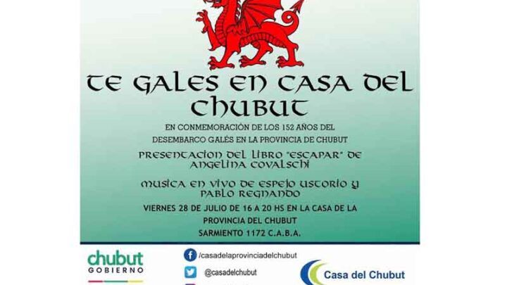 CASA DEL CHUBUT FESTEJA EL 152 ANIVERSARIO DEL DESEMBARCO GALES