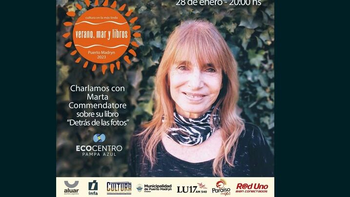 MARTA COMMENDATORE PRESENTA LA NOVELA “DETRÁS DE LAS FOTOS” EN EL CICLO “VERANO, MAR Y LIBROS”