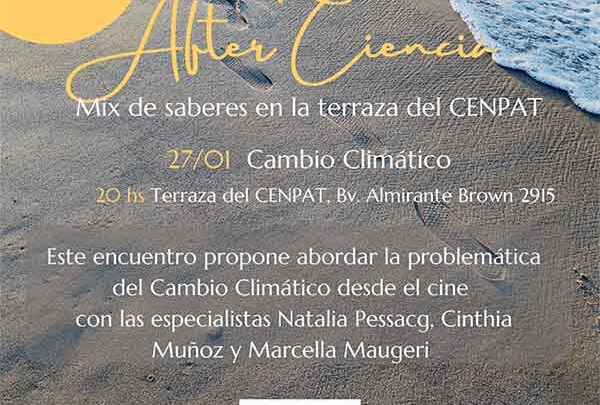 COMIENZA EL CICLO ”AFTER CIENCIA” EN LA TERRAZA DEL CENPAT