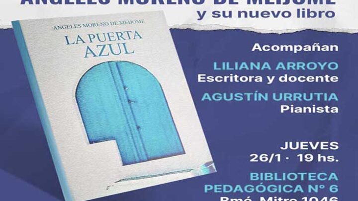ANGELES M. DE MEIJOME PRESENTA «LA PUERTA AZUL»
