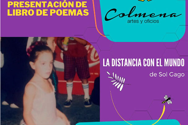 SOL GAGO PRESENTA SU LIBRO DE POEMAS EN LA COLMENA
