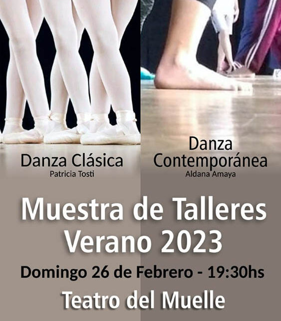 LOS TALLERES DE VERANO DE DANZA TENDRÁN SU MUESTRA EN EL TEATRO DEL MUELLE