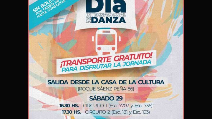 INVITAN A CELEBRAR EL DÍA INTERNACIONAL DE LA DANZA