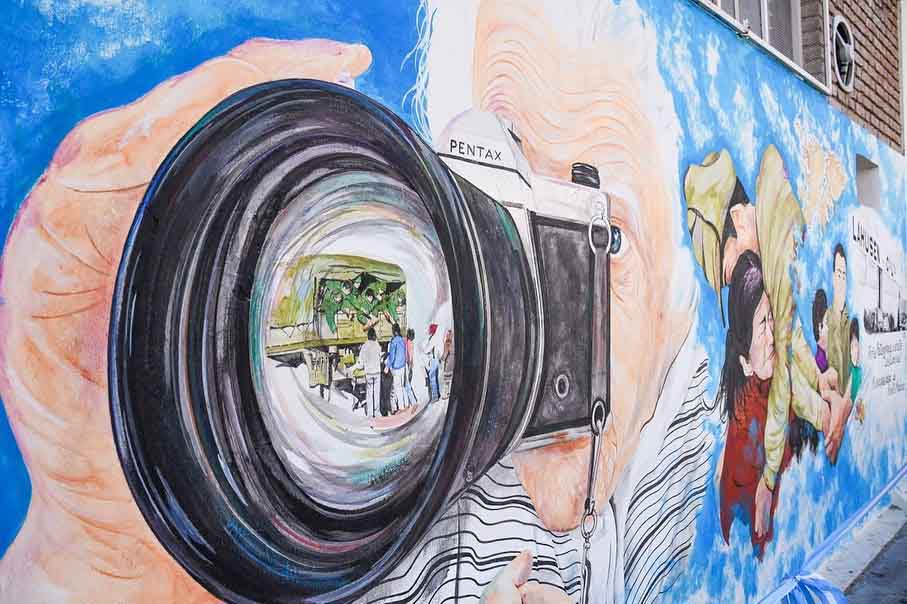SE INAUGURÓ UN MURAL EN HOMENAJE A MABEL OUTEDA