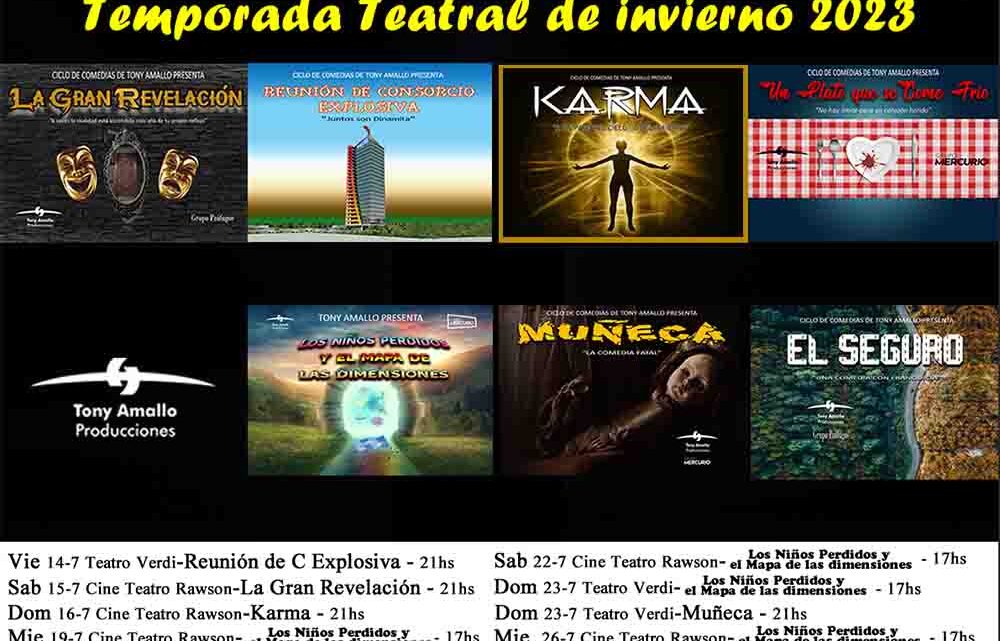 TEMPORADA TEATRAL DE COMEDIAS EN INVIERNO